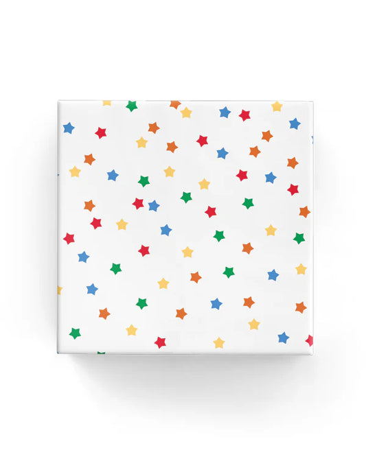 Scattered Stars Bright Wrapping Paper