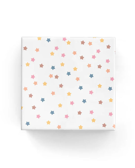 Scattered Stars Pastel Wrapping Paper
