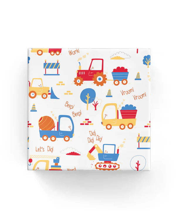 Trucks and Diggers Wrapping Paper