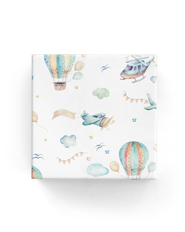 Flying Machines Wrapping on Matte White Paper