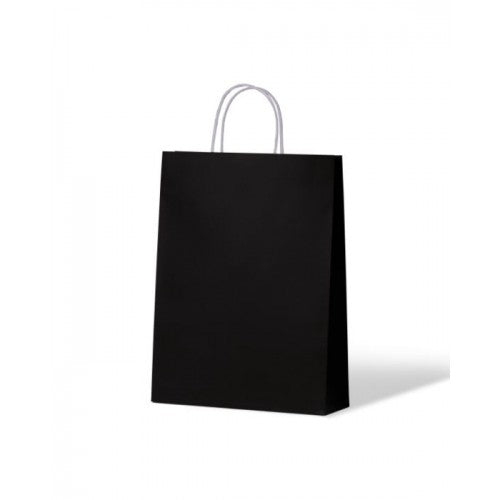 Kraft Carnival Paper Carry Bags Black Small
