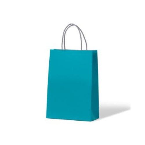 Kraft Carnival Paper Carry Bags Blue Junior