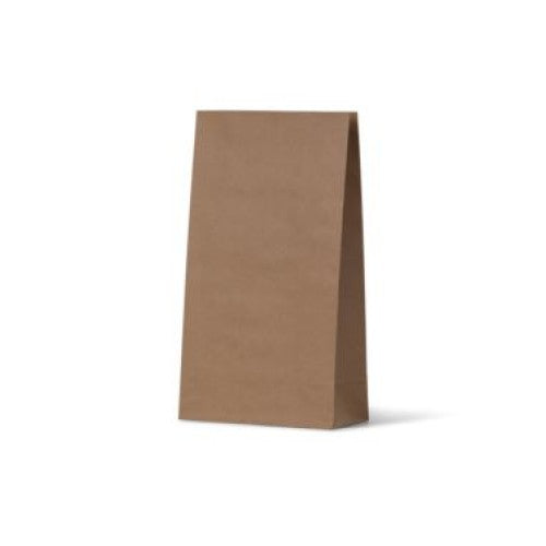 Brown Paper Flat Bottom Supermarket Size 2