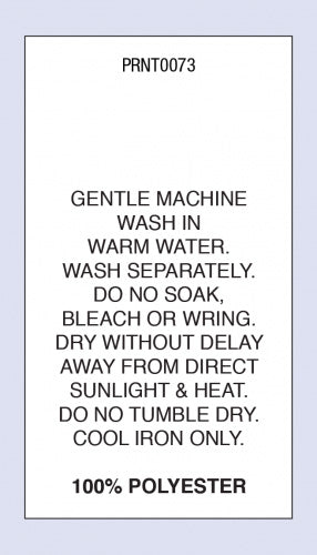 100 polyester dress washing instructions 100 Polyester Washing Instructions for Garment Label