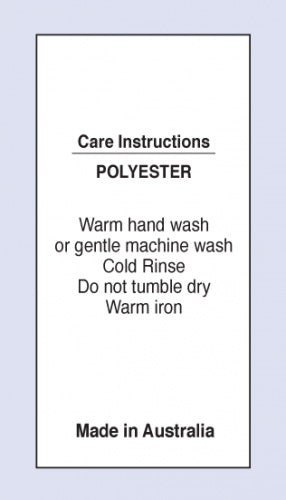 Polyester MIA on Satin Fabric Special Spelling Mistake