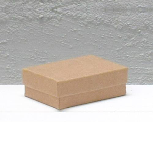 Cotton Fill Jewellery Box Natural Kraft 54mm x 79mm x 25mm CF32