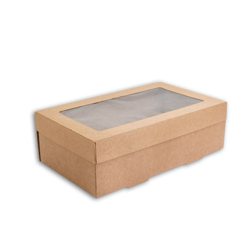 Kraft Catering Glazing Box Extra Small with Lid Special