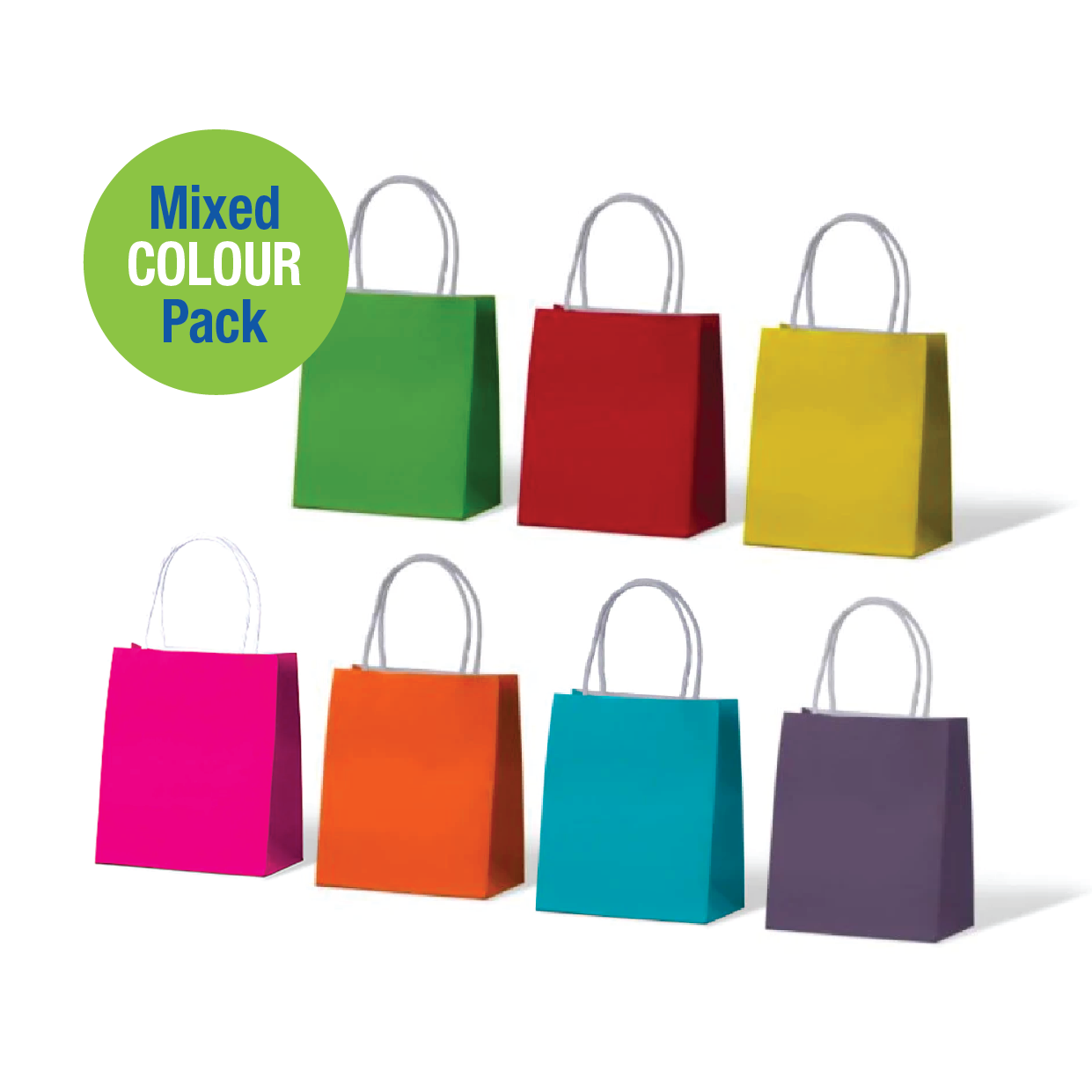 Kraft Carnival Paper Carry Bags Mixed Baby/Toddler
