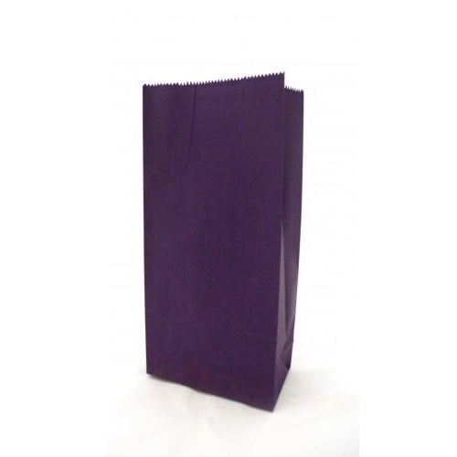 Kraft Carnival Paper Party Bags Small Gift Purple