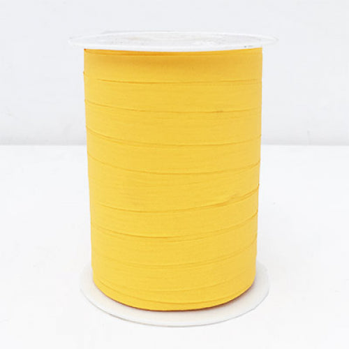 Matte Curling Ribbon Yellow 10 mm x 250 Metres