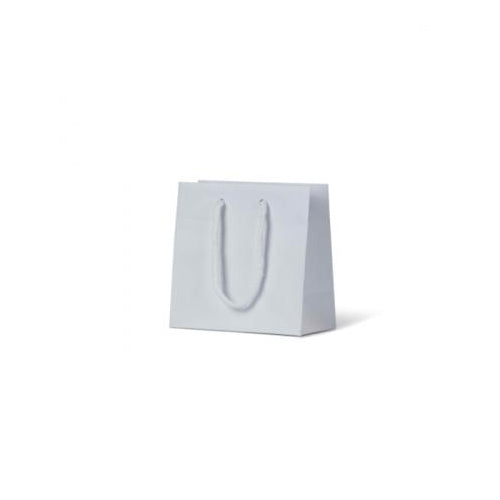 Matte Laminated Paper Bag White Emerald / Small