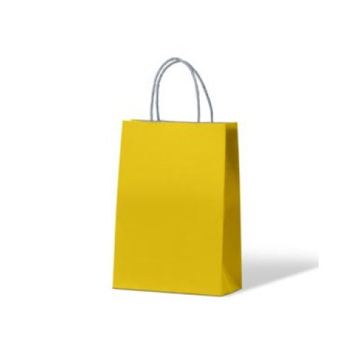 Kraft Carnival Paper Carry Bags Yellow Junior