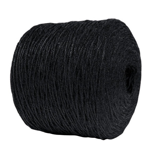 Jute Twine Black Bulk  2-3 mm x 500 Metres