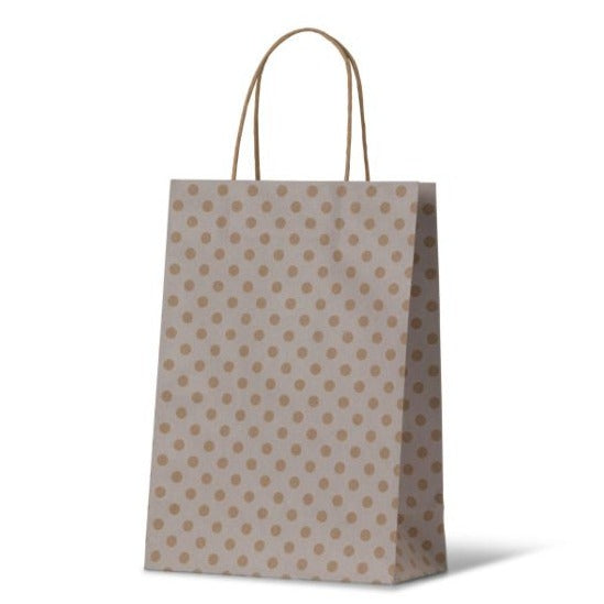 Spot White Kraft Junior Paper Bag Special