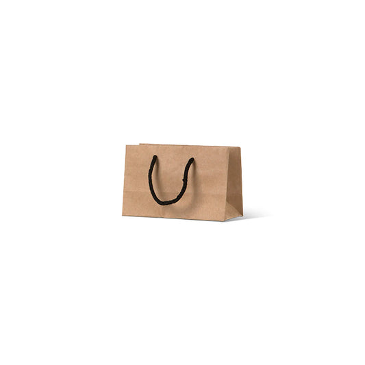 Brown Kraft Deluxe Paper Carry Bags Mini Gift