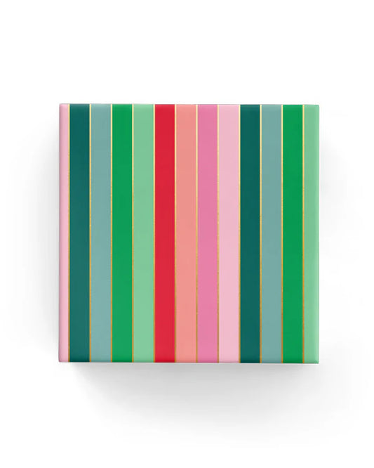 Christmas Wrapping Paper Merry Stripes