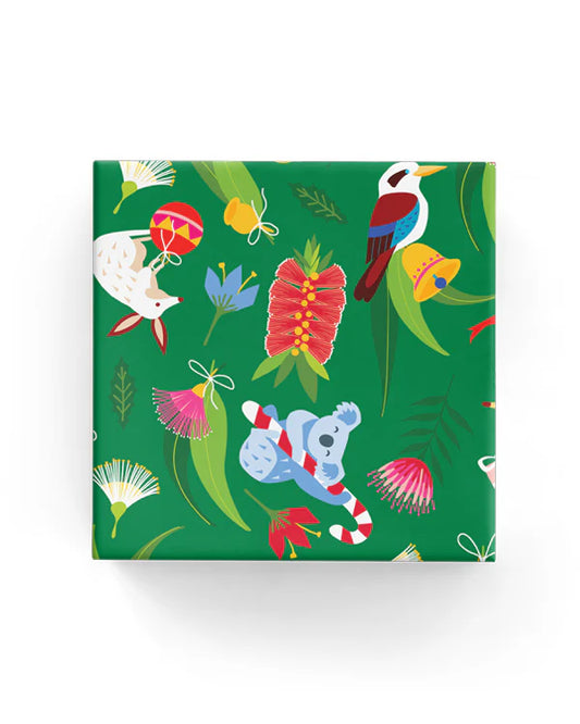 Christmas Wrapping Paper Bush Christmas Green