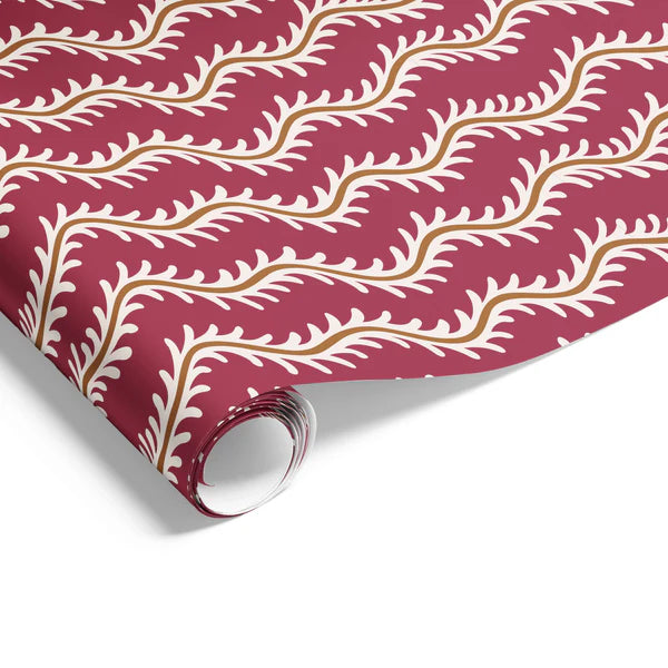 Vine Burgundy Tobacco Wrapping on Matte White Paper