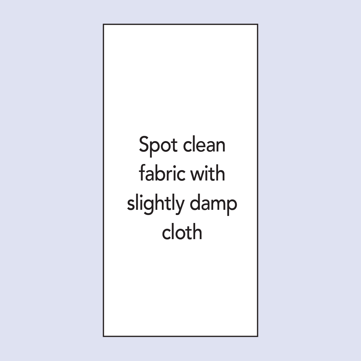 Spot Clean on satin Fabric