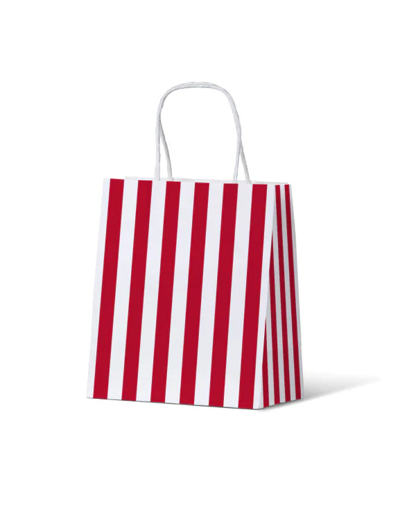 Cafe Stripe Red Baby/ Toddler Paper Bag