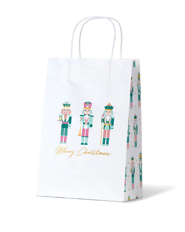 Christmas Nutcrackers & Stars Design Junior Paper Carry Bags Special