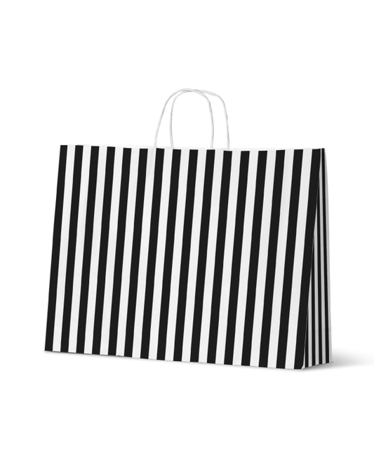 Cafe Stripe Black Small Boutique