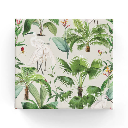 Heron Warm Gray Wrapping Paper