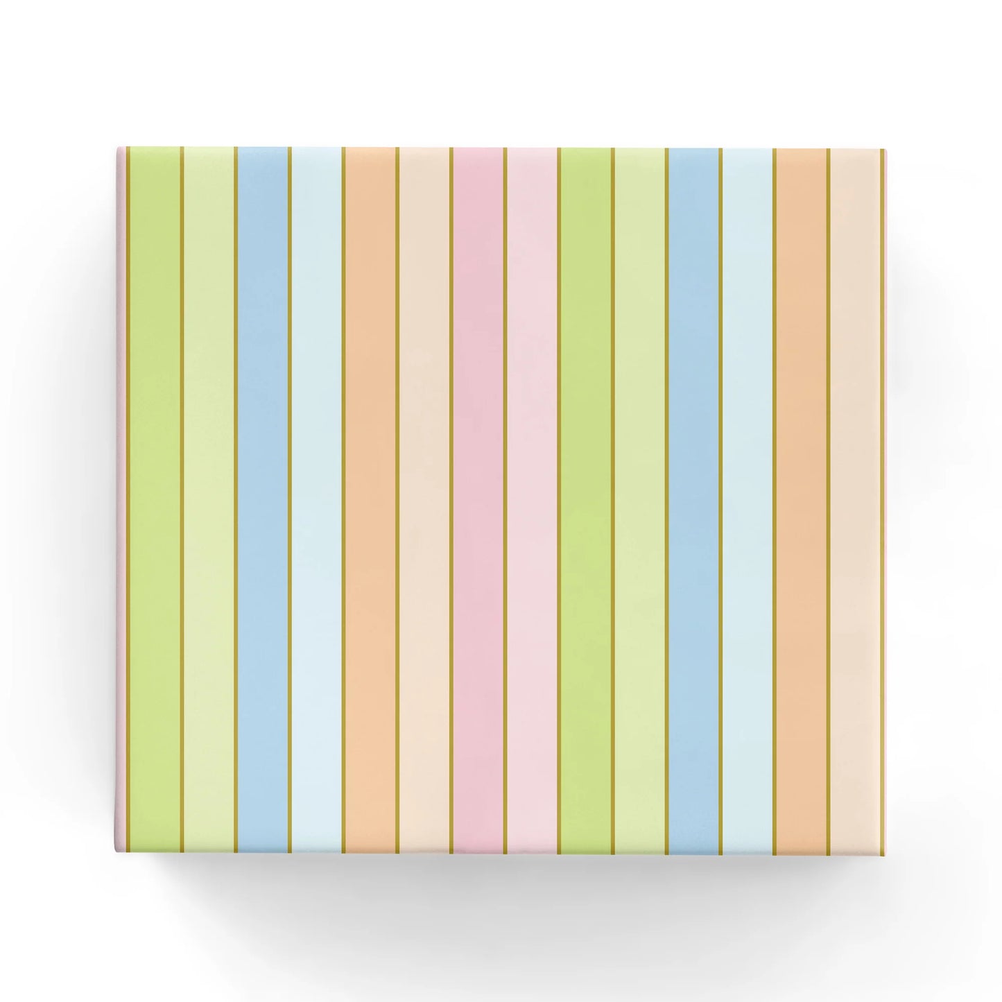 Merry Stripes Pastel Wrapping Paper