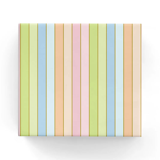 Merry Stripes Pastel Wrapping Paper