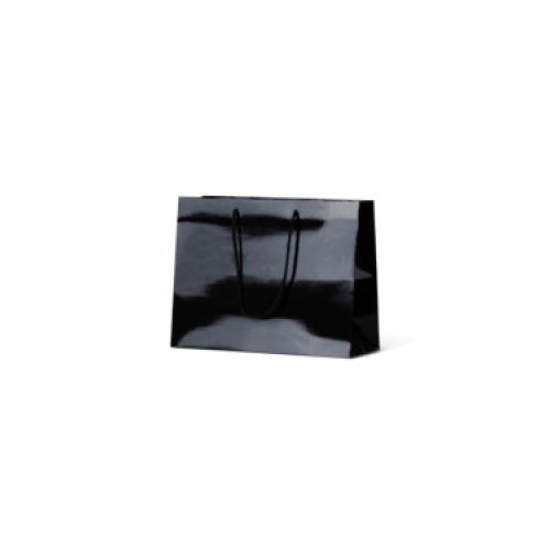 Gloss Laminated Paper Bag Black Ruby / Medium