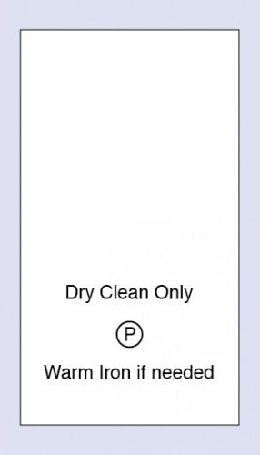 Dry Clean Only