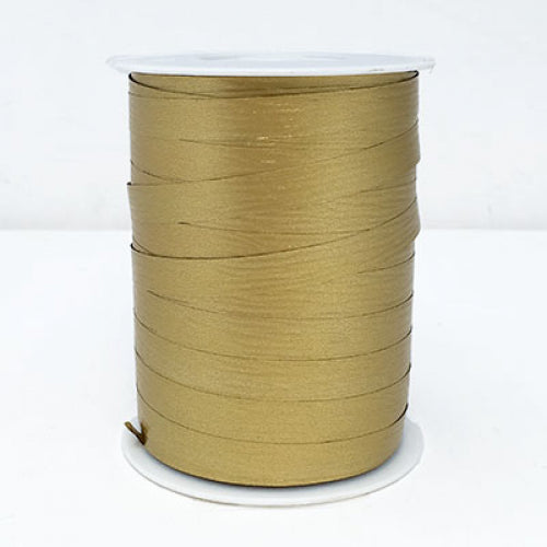 Matte Curling Ribbon Gold 10 mm x 250 Metres