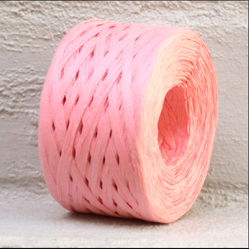 Paper Raffia Peach 4 mm x 100 Metres