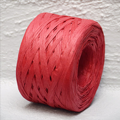 Paper Raffia Red 4 mm x 100 Metres