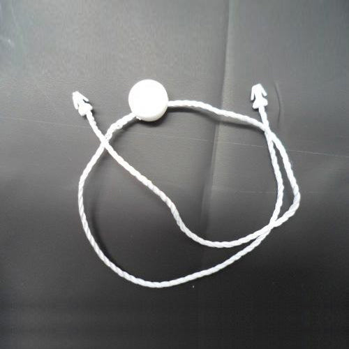 Swing Tag Clips Plastic White Circle