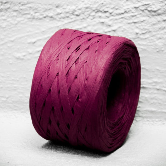 Paper Raffia Boysenberry 4 mm x 100 Metres