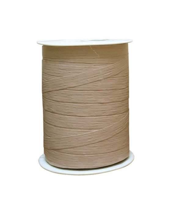 Matte Curling Ribbon Beige 10 mm x 250 Metres