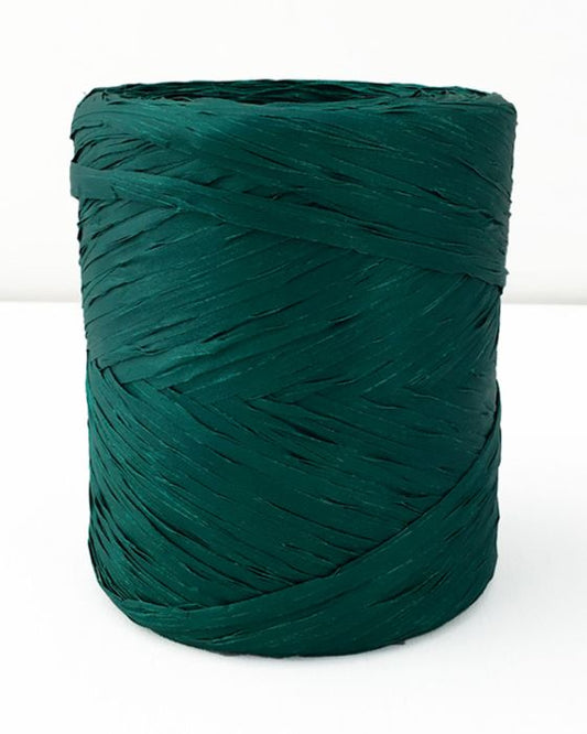 Poly Raffia Hunter Green 5 mm x 200 Metres