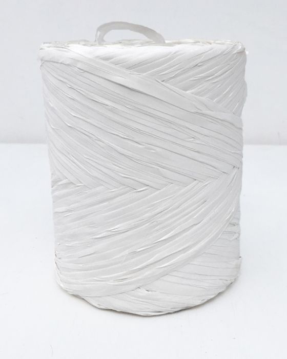 Poly Raffia White 5 mm x 200 Metres