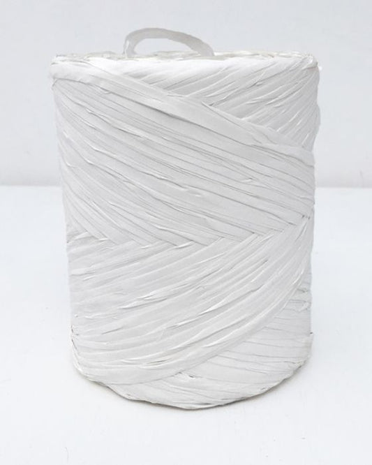 Poly Raffia White 5 mm x 200 Metres