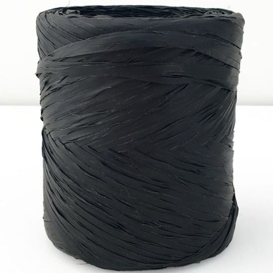 Poly Raffia Black 5 mm x 200 Metres