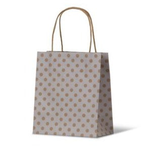 Spot White Kraft Baby/ Toddler Paper Bag